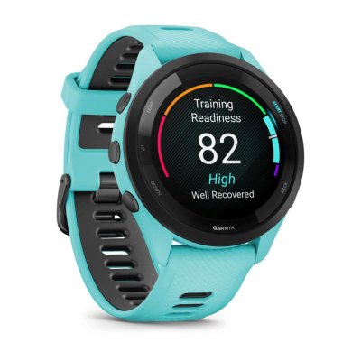 Orë sportive Garmin Forerunner 265, AMOLED, GPS, blu
