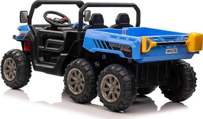 Makina elektrike për fëmijë Lean Cars XMX623B, 24V, 6 rrota, e kaltër