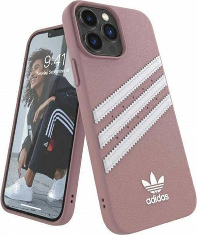 Mbrojtëse telefoni Adidas OR Molded Case, për iPhone 13 Pro Max 6.7", PU, rozë
