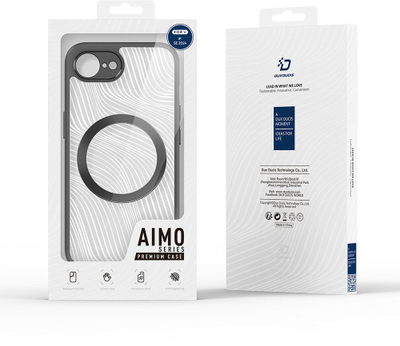 Заштитен капак DUX DUCIS, MagSafe, за iPhone 16 Pro Max 16 Plus 16e SE 2025, проѕирен