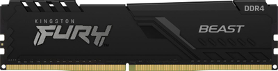 Memorie Kingston Fury Beast, DDR4, 16 GB, 2666 MHz, CL16, KF426C16BB/16