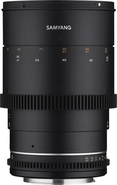 Objektiv cine Samyang VDSLR 135mm T2.2 MK2 FE, full frame, për Sony E, ngjyrë e zezë