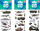 Ngjitësa ushtarake Sticker Boo Military 534610, set dekorativ, 7x18cm