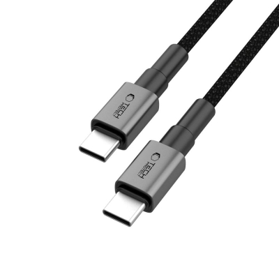 Kabllo USB C Tech-Protect Ultraboost DNA, 25cm, PD 60W 3A, gri metal