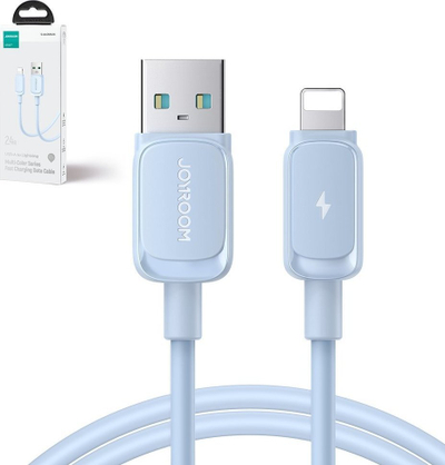 Kabllo USB Joyroom JYR766, USB A në Lightning, 1.2 m, blu