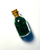 Gurë natyral Dar Aventurine Kub, 6 cm, gjelbër