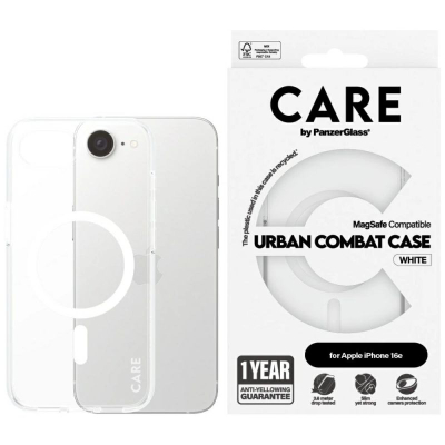 Kалoфна PanzerGlass Urban Combat Case, MagSafe, за iPhone SE, проѕирна