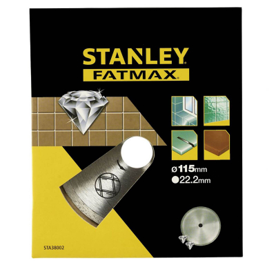 Disk prerës për pllaka Stanley FatMax, diamant, 115mm, bosht 22.2mm