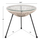 Tavolinë për kafe jashtme Allegra Φ47x45Hcm (HM5874.03), zezë/ bezhë