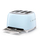 Thekëse buke SMEG 50's Style TSF03PBEU, 2000 W, 4 copë, e kaltër pastel