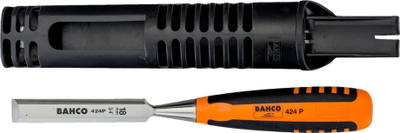 Daltë druri Bahco 424P Bevel Edge, 18mm, portokalli e zezë
