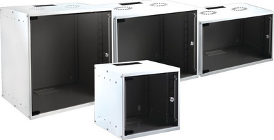 Kabinet mur për rrjet EFB Elektronik WGB-1912WS.60, 12U, 19", i bardhë