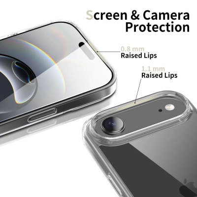 Mbulesë telefoni Ringke Tech-Protect FlexAir Hybrid, për iPhone 17 Pro, transparente