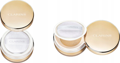 Pudër e lirshme për fytyrë Clarins Ever Matte 02 Universal Medium, mat, për çdo tip lëkure