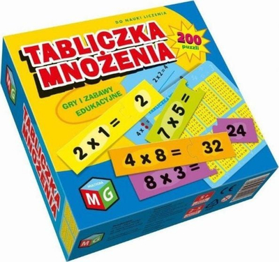 Loja edukative Multigra Multiplication Table, 100 pllaka, deri në 100, shumëngjyrëshe
