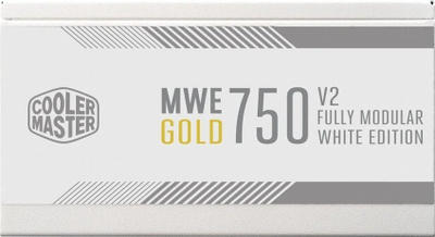 Furnizues energjie Cooler Master MWE Gold 750 V2, 750W, 80 Plus Gold, i bardhë