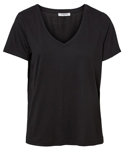 Maicë Pieces Lucy S V-Neck, e zezë S mIE0093-S