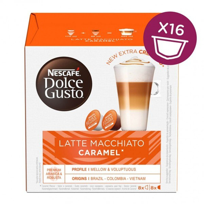 Nescafè® Dolce Gusto® Latte Macchiato Caramel (16 kapsula)