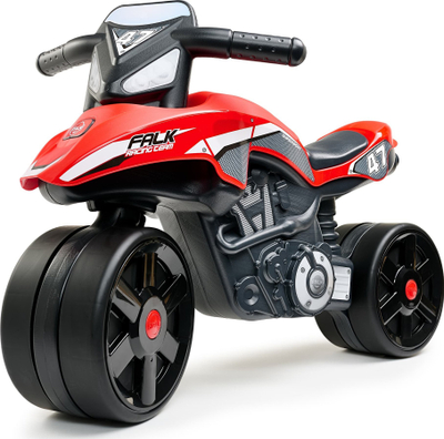 Motor balans FALK Racing Team 540, për kalamaj nga 2 vjeç, me rrota të gjera, i kuq me të zi