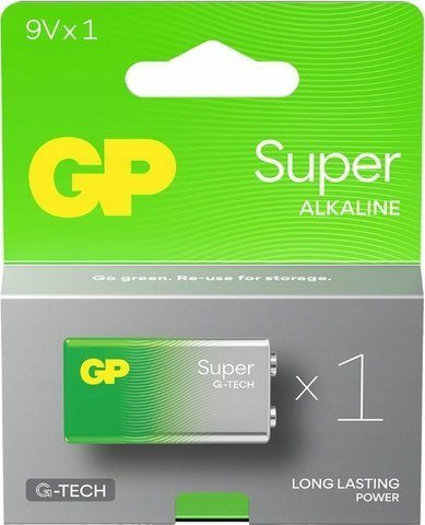 Bateri alkaline GP Super SUP1604A251C1, 9V, 1 copë