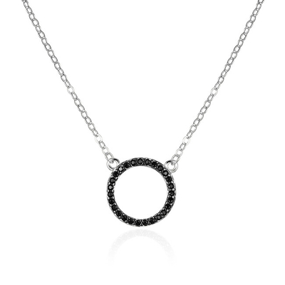 Varëse për femra Agato Ring AGT-N004BK, e argjendtë/ e zezë