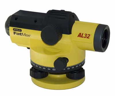 Nivel optik Stanley Fatmax AL32, zmadhim 32x, rreze deri 80 m, i verdhë
