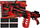 Pushkë lodër Lean Sport Large Foam Bullet, 40 fishekë, me sight, e kuqe e zezë