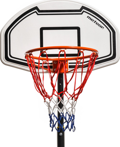 Kosh basketbolli Meteor Boston 18, i rregullueshëm 160-210 cm, bazë 35L, i zi