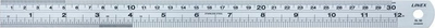 Rregull çeliku Linex SL Steel Ruler, 30cm, gri metal