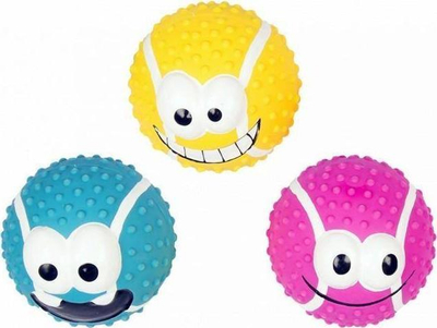 Top lodër për qen Duvo+ Latex Toy Ball Smile, 7.2cm, shumëngjyrësh