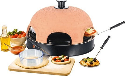 Furrë picash Emerio Pizzarette, 1200W, 6 persona, e zezë portokalli