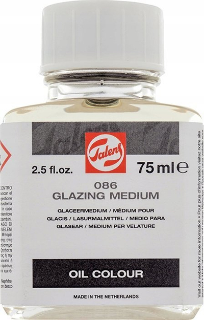 Medium për bojë vaji Talens Glazing Medium 086, 75ml, transparent