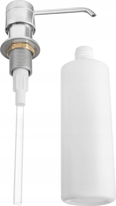 Dozator sapuni Invena AA-21-001, 300ml, montim në lavaman, krom