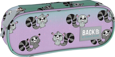 Penar oval Derform BackUp 5 A03 Lemurs, me një ndarje, vjollcë me turkeze