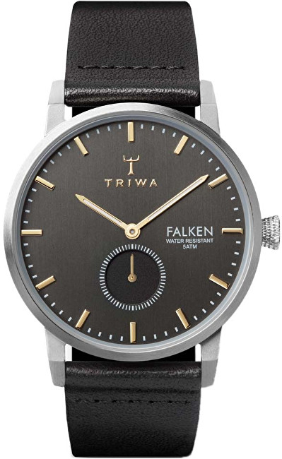 Orë dore Triwa Smoky Falken Black Classic FAST119-CL010112