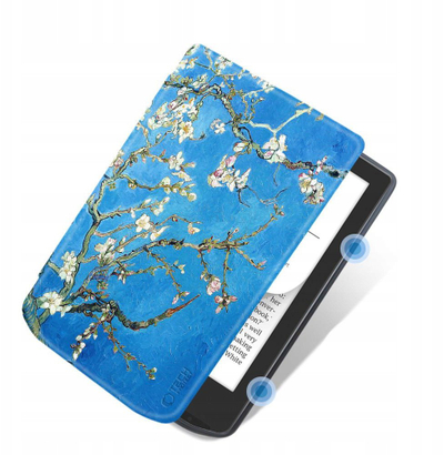 Mbulesë lexuesi Tech-Protect SmartCase për PocketBook Verse Pro Lite, me Sleep Wake, blu