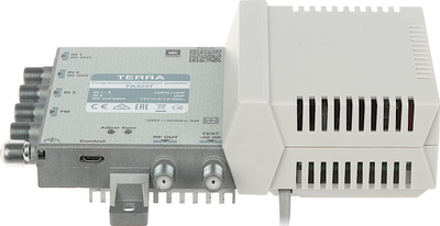Përforcues antene Terra PA-420T, me shumë hyrje, i programueshëm, gri
