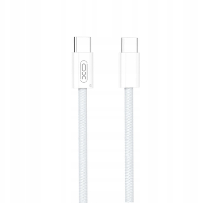 Кабел USB-C во USB-C XO NB Q260A, 60W, 1m, бел