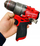 Vidërruese Milwaukee M12 FDD2-602X, 12V, 2x 6.0Ah Li-Ion, e kuqe