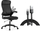 Karrige zyre SENSE7 Office Chair, me shpinë që shtrihet, me krahë të rregullueshëm, e zezë