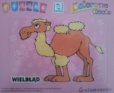Puzzle Delfin, 6 elemente