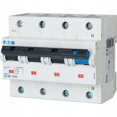 Çelës automatik Eaton AZ-3N-B80, 3P+N, 80A, 25kA AC