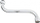 Pipë bide Hydroland SPOUT S, 3/4", 130mm, krom