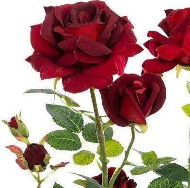 Bimë artificiale për zbukurim Atmosphera Red Rose Bush, 74 cm, e kuqe