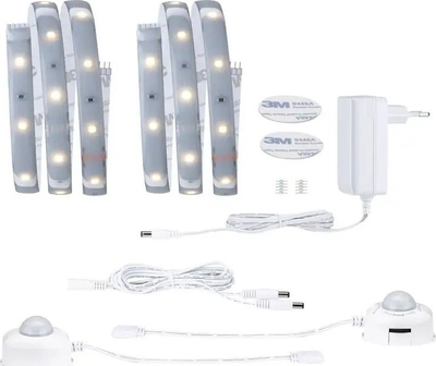 Shirit LED Paulmann 78894 Comfort Set, 2m, me sensor lëvizje, 24V, dritë e bardhë e ngrohtë