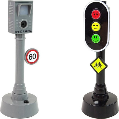 Lodër LEAN Traffic Lights, semafor ose kamera shpejtësie, 15.5 cm, me bateri