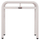Tabure alumini Homemark RACHEL HM6340.02, 45x45x46 cm, për jashtë, i bardhë