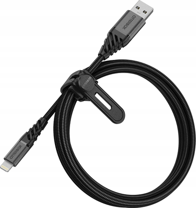 Kabllo OtterBox Lightning në USB A, 1m, Premium Dark Ash