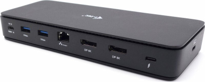 Docking station I-tec Thunderbolt 4 Dual DisplayPort PRO, Power Delivery 92W, e zezë