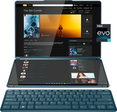 [OUTLET] Laptop Lenovo NB Yoga Book 9 13, Intel Core i7-1355U, 16GB RAM, 1TB SSD, Integrated Intel Iris Xe Graphics, i kaltër